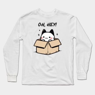 Oh Hey, Little Cat! Long Sleeve T-Shirt